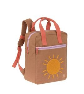 LÄSSIG GREEN LABEL LITTLE ONE & ME SQUARE BACKPACK SMALL GOTS CARAMEL - BATOHY A TAŠKY - PRO DĚTI