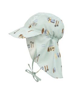 LÄSSIG SPLASH SUN PROTECTION FLAP HAT CAMPER SEA FOAM 19-36 MO. - ČEPIČKY A KLOBOUČKY - PRO DĚTI
