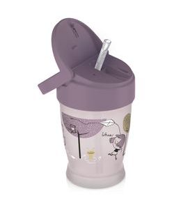 LOVI HRNÍČEK SE SLÁMKOU LOVELY JUNIOR 250 ML HOLKA - DĚTSKÉ HRNEČKY - KRMENÍ