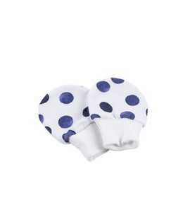 ENIE BABY NOVOROZENECKÉ RUKAVIČKY VEL. 62-68 BLUE CIRCLE - RUKAVIČKY, ŠÁTKY, NÁKRČNÍKY - PRO DĚTI