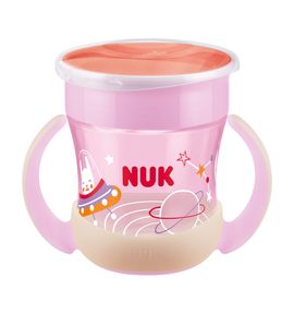 NUK MINI MAGIC CUP NIGHT 160 ML PINK - DĚTSKÉ HRNEČKY - KRMENÍ