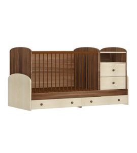 FAKTUM MAKAÓ KOMBI POSTÝLKA 70X120 CM - DŘEVĚNÉ POSTÝLKY - SPINKÁNÍ