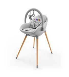 KINDERKRAFT JÍDELNÍ ŽIDLIČKA A LEHÁTKO FINI UP 2V1 - JÍDELNÍ ŽIDLIČKY PLASTOVÉ - KRMENÍ