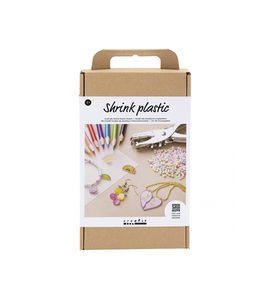 CREATIV COMPANY KREATIVNÍ SADA ŠPERKY ZE SMRŠŤOVACÍ FÓLIE - NAVLÉKÁNÍ - PRO DĚTI