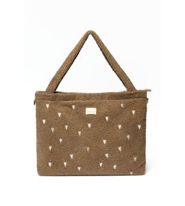STUDIO NOOS TEDDY HEARTS PŘEBALOVACÍ TAŠKA BROWN HEARTS - PŘEBALOVACÍ TAŠKY - KOČÁRKY A PŘÍSLUŠENSTVÍ
