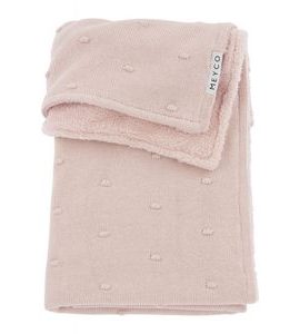 MEYCO DEKA MINI KNOTS FLEECE - SOFT PINK - DĚTSKÉ DEKY PRO MIMINKA - SPINKÁNÍ