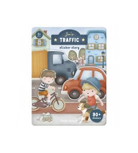 LITTLE DUTCH KNÍŽKA SE SAMOLEPKAMI DOPRAVA JIM - LITTLE DUTCH - PRO DĚTI