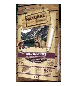 NATURAL GREATNESS RACETA CAT WILD INSTINCT /KUŘE,KRŮTA/ 2 KG - GRANULE PRO KOČKY - CHOVATELSKÉ POTŘEBY MALVÍKZOO