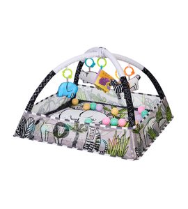 KIKKABOO HRACÍ DEKA S HRAZDOU A MÍČKY JUNGLE - HRACÍ DEKY - PRO DĚTI