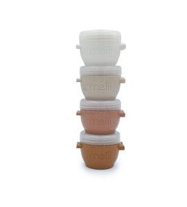 MELII KELÍMKY NA POTRAVINY SNAP&GO 118 ML - 4KS - KRÉMOVÉ/ BÉŽOVÉ - USKLADNĚNÍ JÍDLA - KRMENÍ