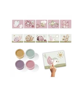 LITTLE DUTCH KREATIVNÍ SADA MALOVÁNÍ PRSTY FAIRY GARDEN - VÝTVARNÉ POMŮCKY A HRAČKY - PRO DĚTI