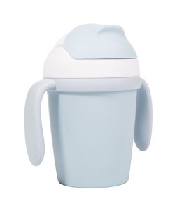 BO JUNGLE HRNÍČEK SE SLÁMKOU CPLA BLUE - DĚTSKÉ HRNEČKY - KRMENÍ