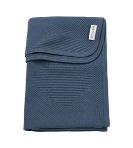 MEYCO ŽAKÁROVÁ DEKA PURE - INDIGO - DĚTSKÉ DEKY PRO MIMINKA - SPINKÁNÍ