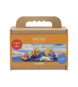 CREATIV COMPANY KREATIVNÍ SADA ZÁVODNÍ AUTO DŘEVĚNÉ - VÝTVARNÉ POMŮCKY A HRAČKY - PRO DĚTI