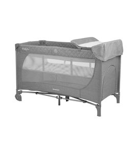 KIKKABOO POSTÝLKA CESTOVNÍ MEDLEY PLUS GREY - CESTOVNÍ POSTÝLKY - SPINKÁNÍ