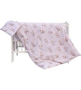 SCARLETT POVLEČENÍ DO POSTÝLKY 2DÍLNÉ SCARLETT FIKI 135X100CM BÉŽOVÉ - POVLEČENÍ DO POSTÝLKY - SPINKÁNÍ