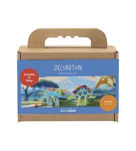 CREATIV COMPANY KREATIVNÍ SADA DINOSAUŘI DŘEVĚNÍ - VÝTVARNÉ POMŮCKY A HRAČKY - PRO DĚTI