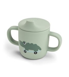 DONE BY DEER SILIKONOVÝ HRNEČEK S PÍTKEM PLAYGROUND - DĚTSKÉ HRNEČKY - KRMENÍ