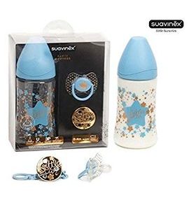 SUAVINEX HC PREMIUM SET - LÁHEV 270ML + KLIP + DUDLÍK 0-4M - VÝHODNÉ SADY - KRMENÍ