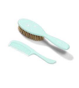 BABYONO KARTÁČEK A HŘEBEN NA VLASY JEMNÁ MINT - HŘEBÍNKY A KARTÁČKY - KOUPÁNÍ A ZDRAVÍ