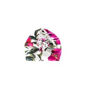 ENIE BABY TURBAN - DĚTSKÁ ČEPICE 3-6M FLOWERS - ČEPIČKY A KLOBOUČKY - PRO DĚTI