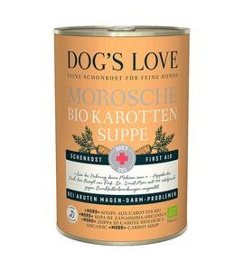 DOG'S LOVE DOC BIO MRKVOVÁ POLÉVKA KONZERVA 400G - KONZERVY PRO PSY - CHOVATELSKÉ POTŘEBY MALVÍKZOO