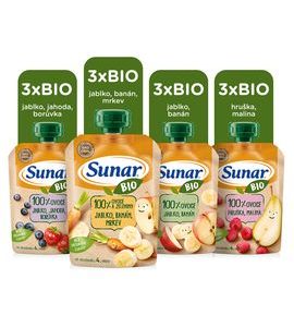 SUNAR BIO KAPSIČKA OVOCNÝ MIX 4M+ 12X 100G - KAPSIČKY - KRMENÍ