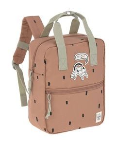 LÄSSIG MINI SQUARE BACKPACK HAPPY PRINTS CARAMEL - BATOHY A TAŠKY - PRO DĚTI