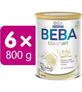 BEBA 6X COMFORT 1, 5HMO (800G) - KOJENECKÁ MLÉKA - KRMENÍ