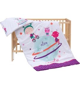 SCARLETT POVLEČENÍ DO POSTÝLKY 2-DÍLNÉ MOLY 135X100 CM - POVLEČENÍ DO POSTÝLKY - SPINKÁNÍ