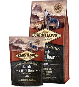 Carnilove Lamb & Wild Boar for Adult 4kg (EXPIRACE 25.3.2023)