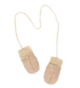 FILLIKID DĚTSKÉ ZIMNÍ RUKAVICE Z JEHNĚČÍ KOŽEŠINY NATURE VEL. 0-12 MĚSÍCŮ - RUKAVIČKY, ŠÁTKY, NÁKRČNÍKY - PRO DĚTI