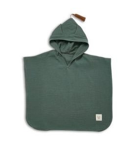 FUNNABABY MUŠELÍNOVÉ PONČO IVY GREEN - OSUŠKY A DĚTSKÉ ŽUPANY - KOUPÁNÍ A ZDRAVÍ