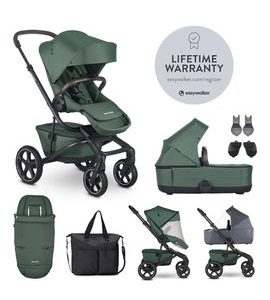 EASYWALKER JIMMEY SET XXL PINE GREEN S PŘÍSLUŠENSTVÍM - KOMBINACE S PŘÍSLUŠENSTVÍM - KOČÍKY A PRÍSLUŠENSTVO