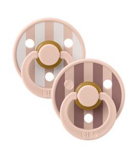 BIBS STUDIO COLOUR BLOCK CUMLÍKY Z PRÍRODNÉHO KAUČUKU 2KS - VEĽKOSŤ 1 - ŠIDÍTKA A DOPLŇKY - KRMENÍ