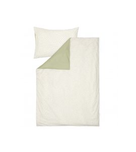 LITTLE DUTCH POVLEČENÍ 140X100 A 40X60 CM BLUEBERRY LEAVES - POVLEČENÍ DO POSTÝLKY - SPINKÁNÍ