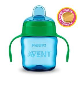PHILIPS AVENT HRNEČEK PRO PRVNÍ DOUŠKY CLASSIC 200 ML S DRŽADLY DÍVKA+DÁREK PETITE&MARS MISKA 6M+ - DĚTSKÉ HRNEČKY - KRMENÍ