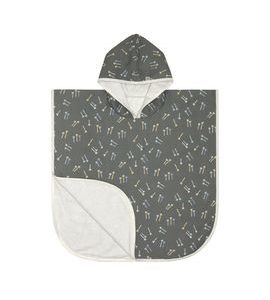 LÄSSIG SPLASH BEACH PONCHO PALMS DEEP OLIVE - OSUŠKY A DĚTSKÉ ŽUPANY - KOUPÁNÍ A ZDRAVÍ