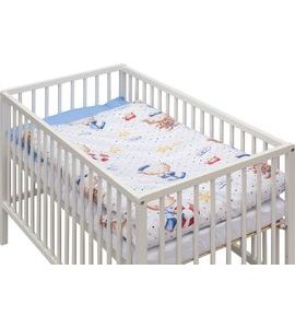 SCARLETT DĚTSKÁ POSTÝLKA S KOMPLETNÍ VÝBAVOU DONETO 120 X 60 CM - DŘEVĚNÉ POSTÝLKY - SPINKÁNÍ