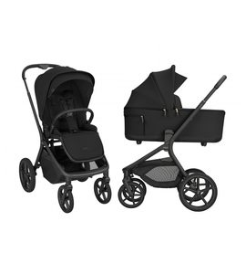 KIKKABOO KOČÁREK 2V1 GOYA PLATINUM BLACK - VYSTAVENO - DVOJKOMBINACE - KOČÁRKY A PŘÍSLUŠENSTVÍ