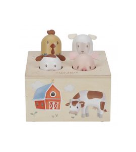 LITTLE DUTCH VYSKAKOVACÍ ZVÍŘÁTKA SE ZVUKY FARMA - HUDEBNÍ - PRO DĚTI