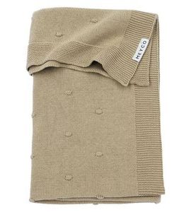 MEYCO DEKA MINI KNOTS - SAND - DĚTSKÉ DEKY PRO MIMINKA - SPINKÁNÍ