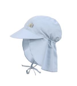 LÄSSIG SPLASH SUN PROTECTION FLAP HAT SKY BLUE 19-36 MO. - ČEPIČKY A KLOBOUČKY - PRO DĚTI