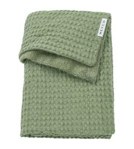 MEYCO DEKA WAFFLE TEDDY FLEECE - OLIVE GREEN - DĚTSKÉ DEKY PRO MIMINKA - SPINKÁNÍ