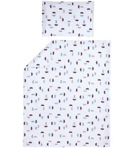 MEYCO POVLEČENÍ 100X135 CM - SHAPES LILAC - POVLEČENÍ DO POSTÝLKY - SPINKÁNÍ