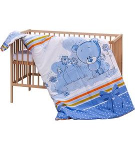 SCARLETT DĚTSKÁ POSTÝLKA S KOMPLETNÍ VÝBAVOU SCARLETT 120 X 60 CM - KOTY - DŘEVĚNÉ POSTÝLKY - SPINKÁNÍ