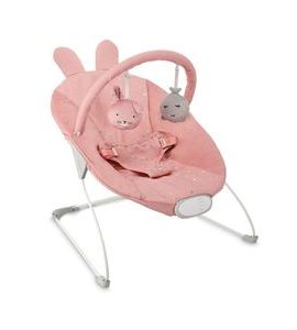 MOMI VIBRAČNÍ LEHÁTKO S MELODIEMI MOMI GLOSSY RŮŽOVÉ - LEHÁTKA A HOUPADLA - SPINKÁNÍ