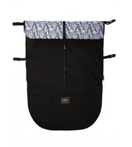 JARNÍ/PODZIMNÍ NEPADACÍ DEKA ZIBIE BLACK + SHELLSY - NÁNOŽNÍKY - KOČÁRKY A PŘÍSLUŠENSTVÍ