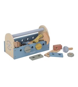 LITTLE DUTCH BOX S NÁŘADÍM DŘEVĚNÝ BLUE - LITTLE DUTCH - PRO DĚTI