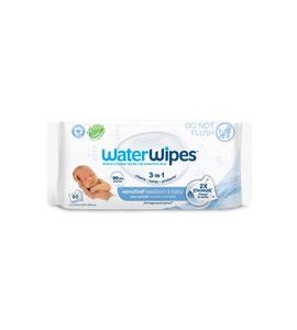 WATERWIPES UBROUSKY VLHČENÉ NEWBORN&BABY 3IN1 60 KS - VLHČENÉ UBROUSKY - PŘEBALOVÁNÍ